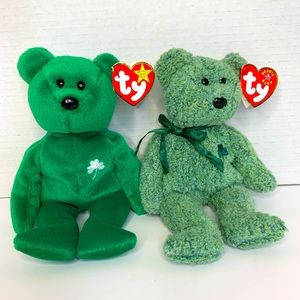 St. Patrick’s Day Bears - Ty Beanie Babies Green